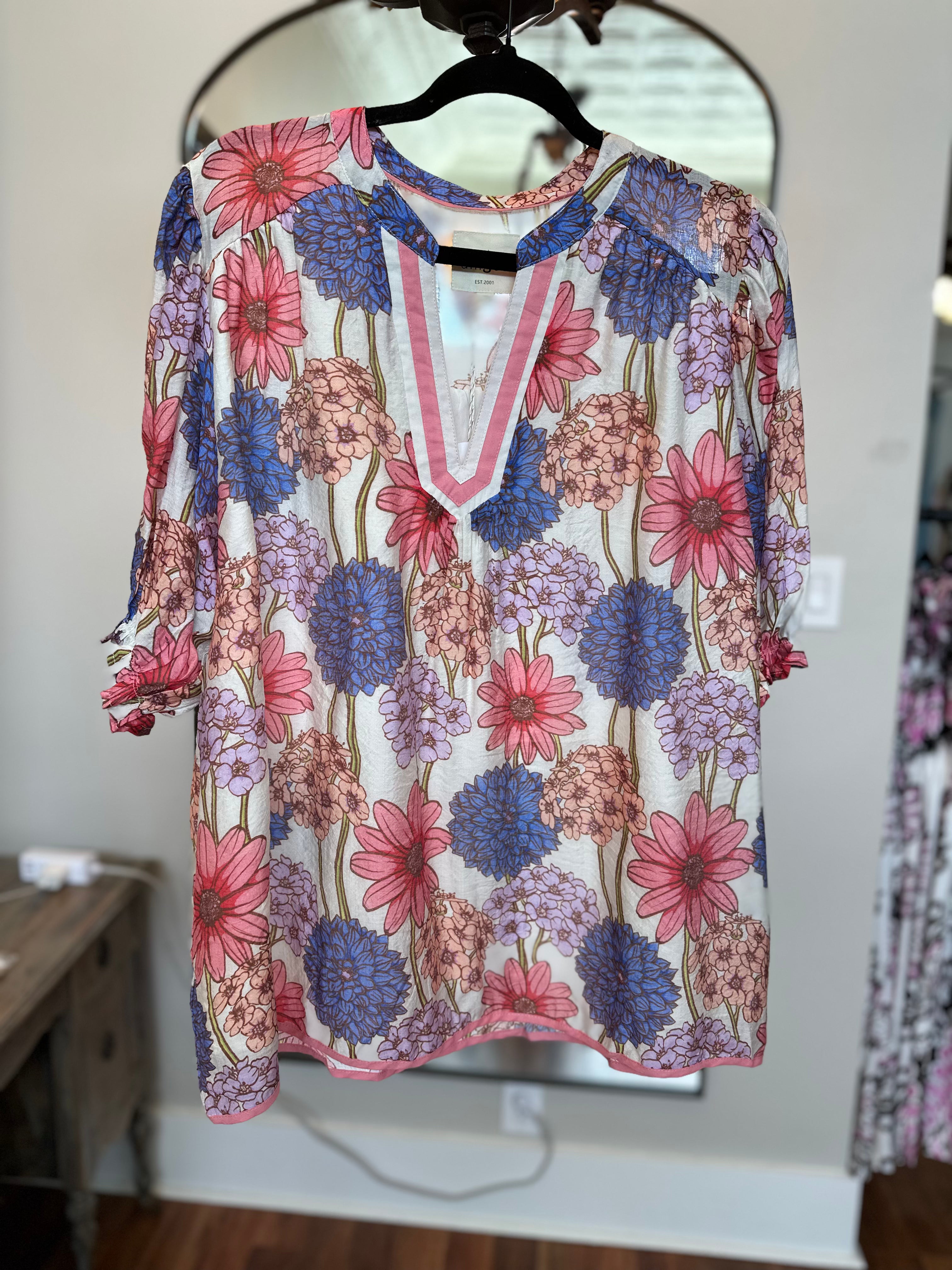 Blossom & Breeze Floral Top Plus
