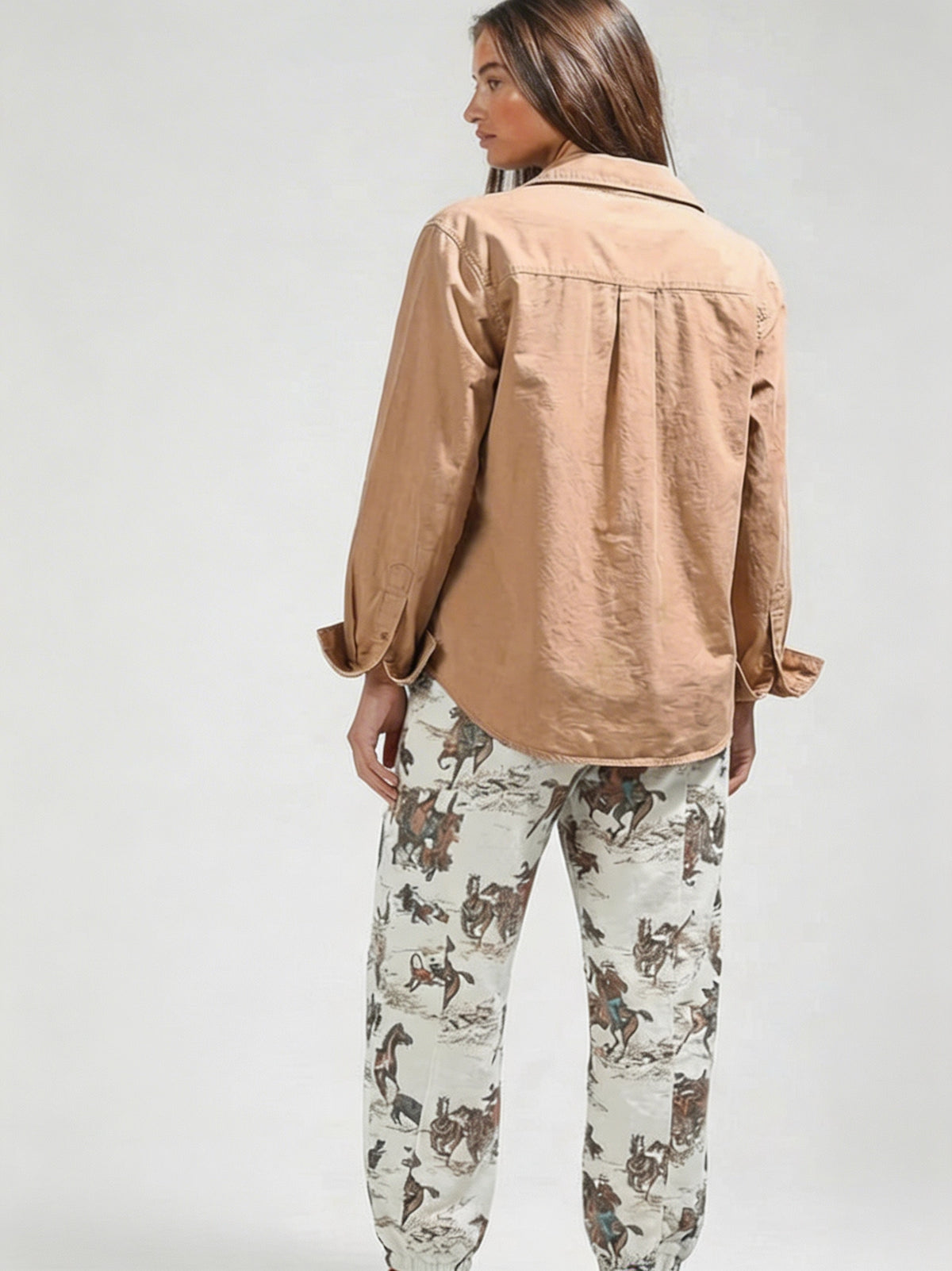 Horse Print Sweat Pants