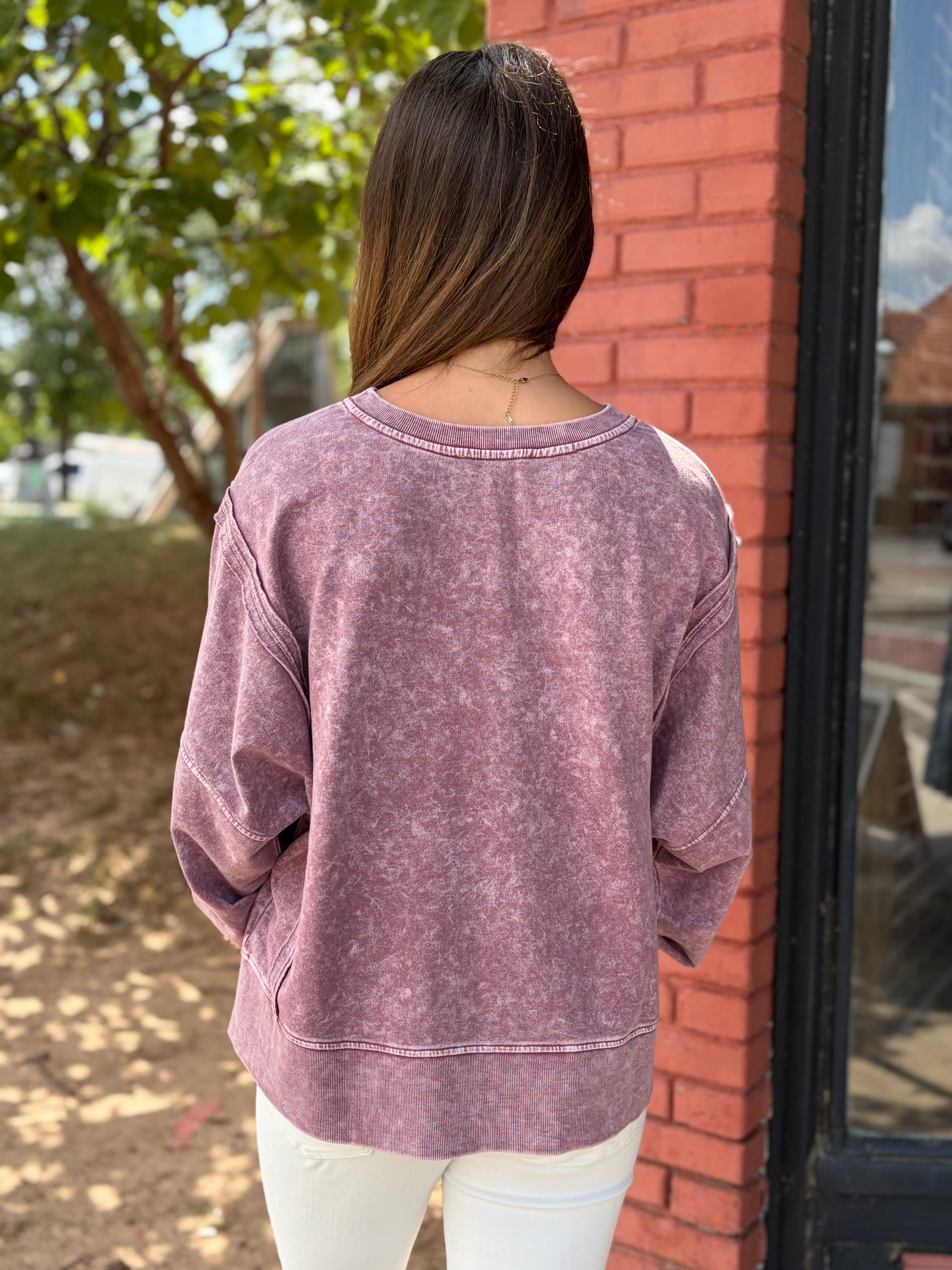 Vintage Comfort Mineral Wash Sweatshirt