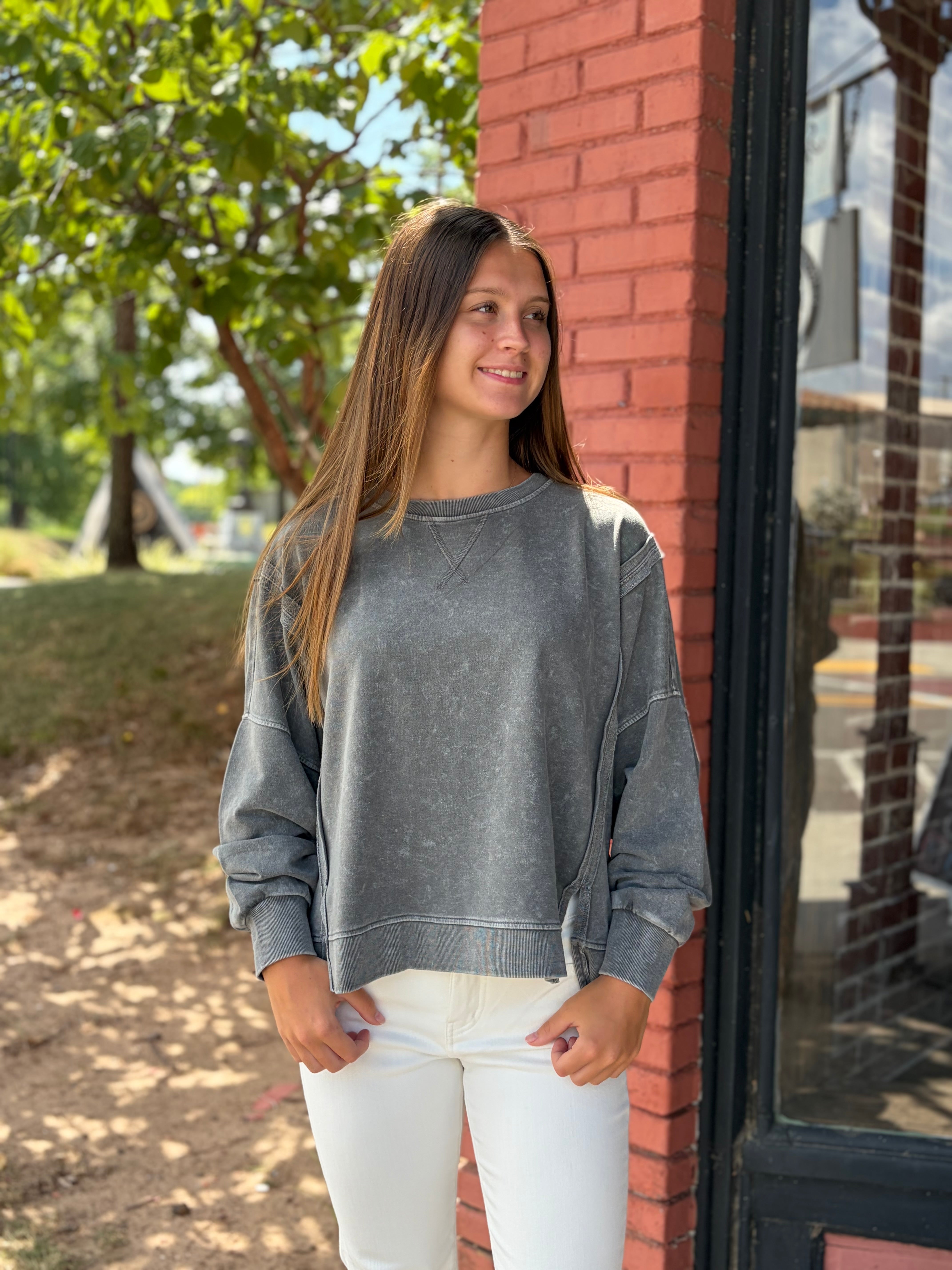Vintage Comfort Mineral Wash Sweatshirt