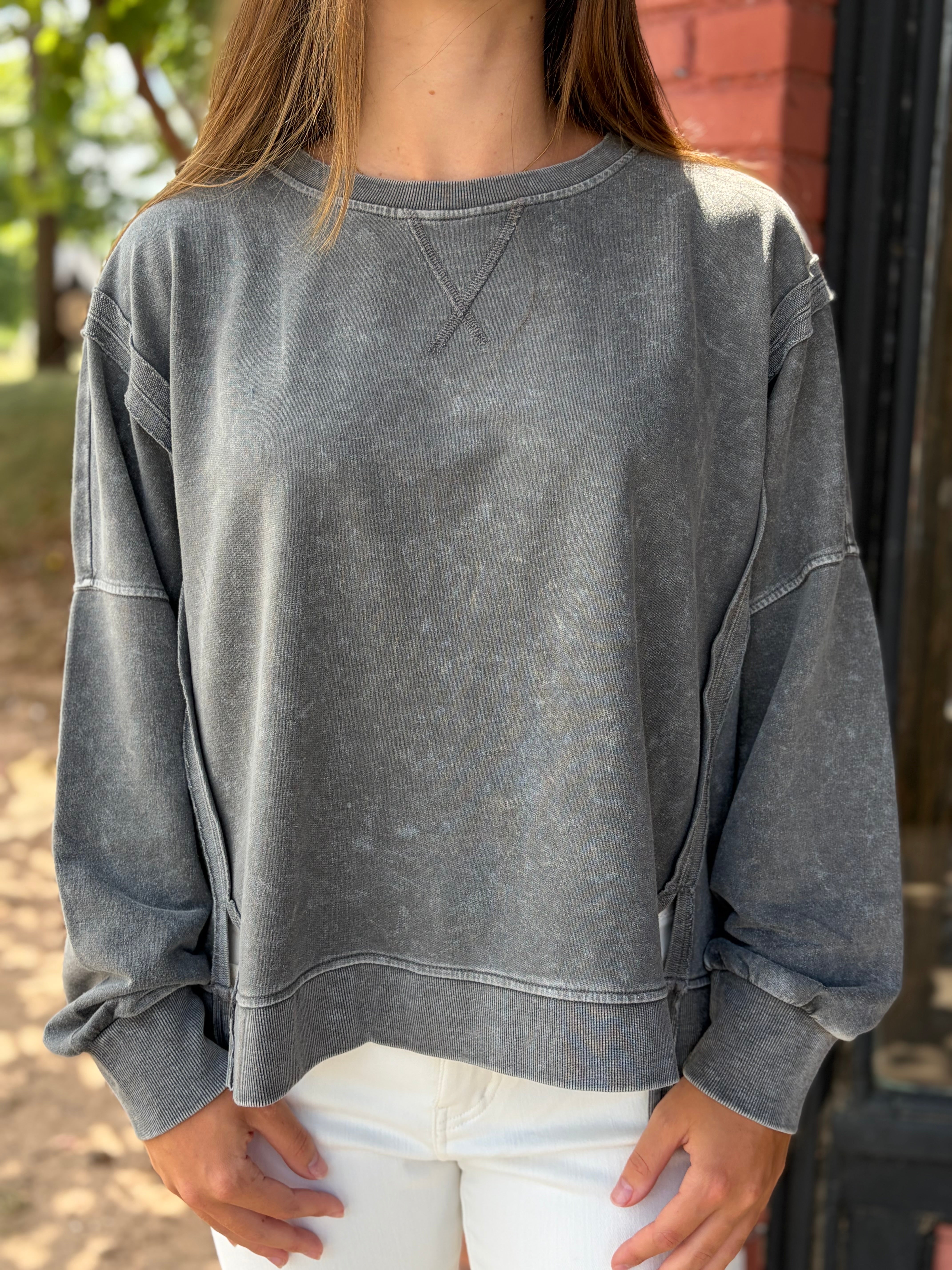 Vintage Comfort Mineral Wash Sweatshirt