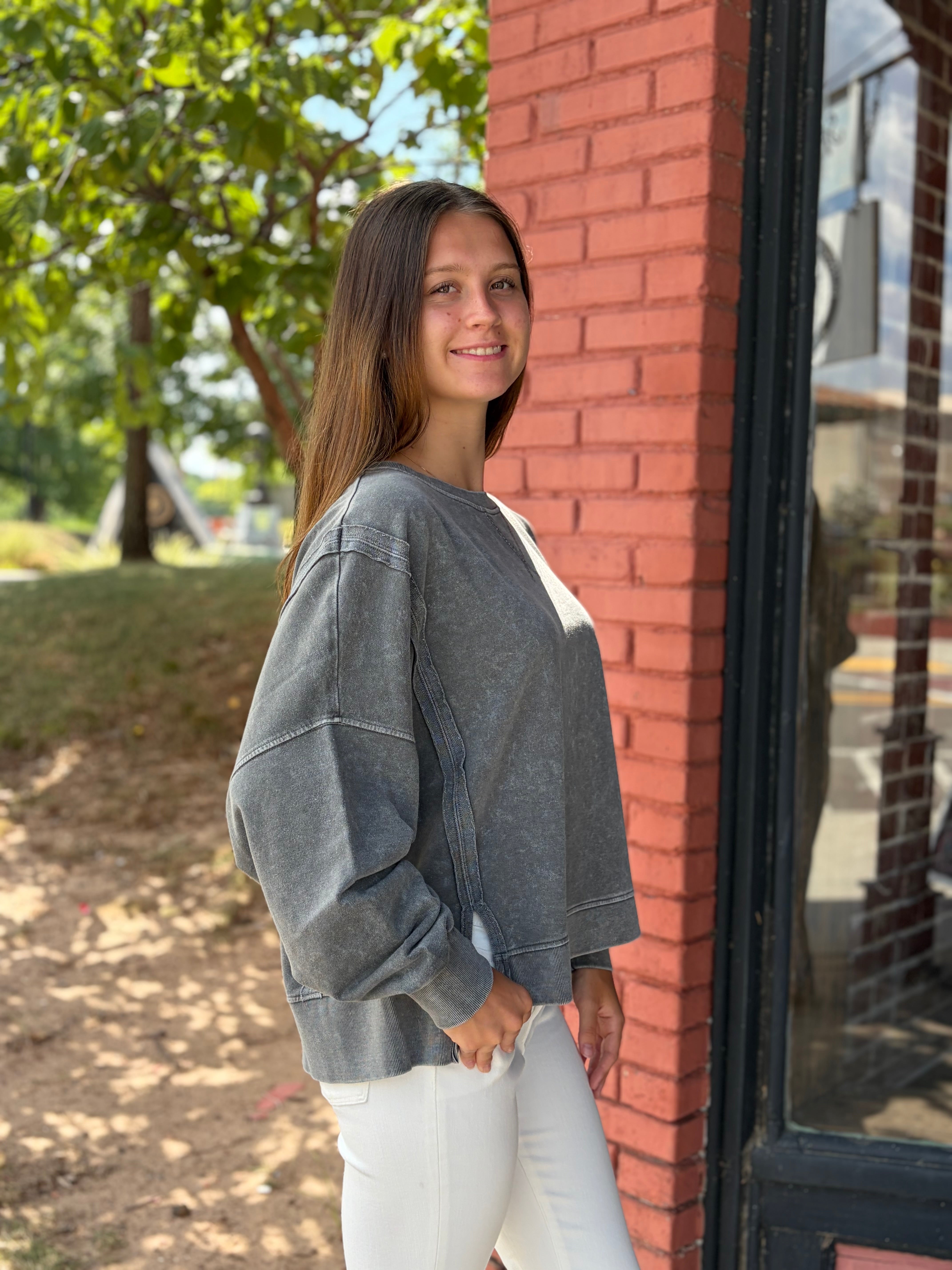 Vintage Comfort Mineral Wash Sweatshirt