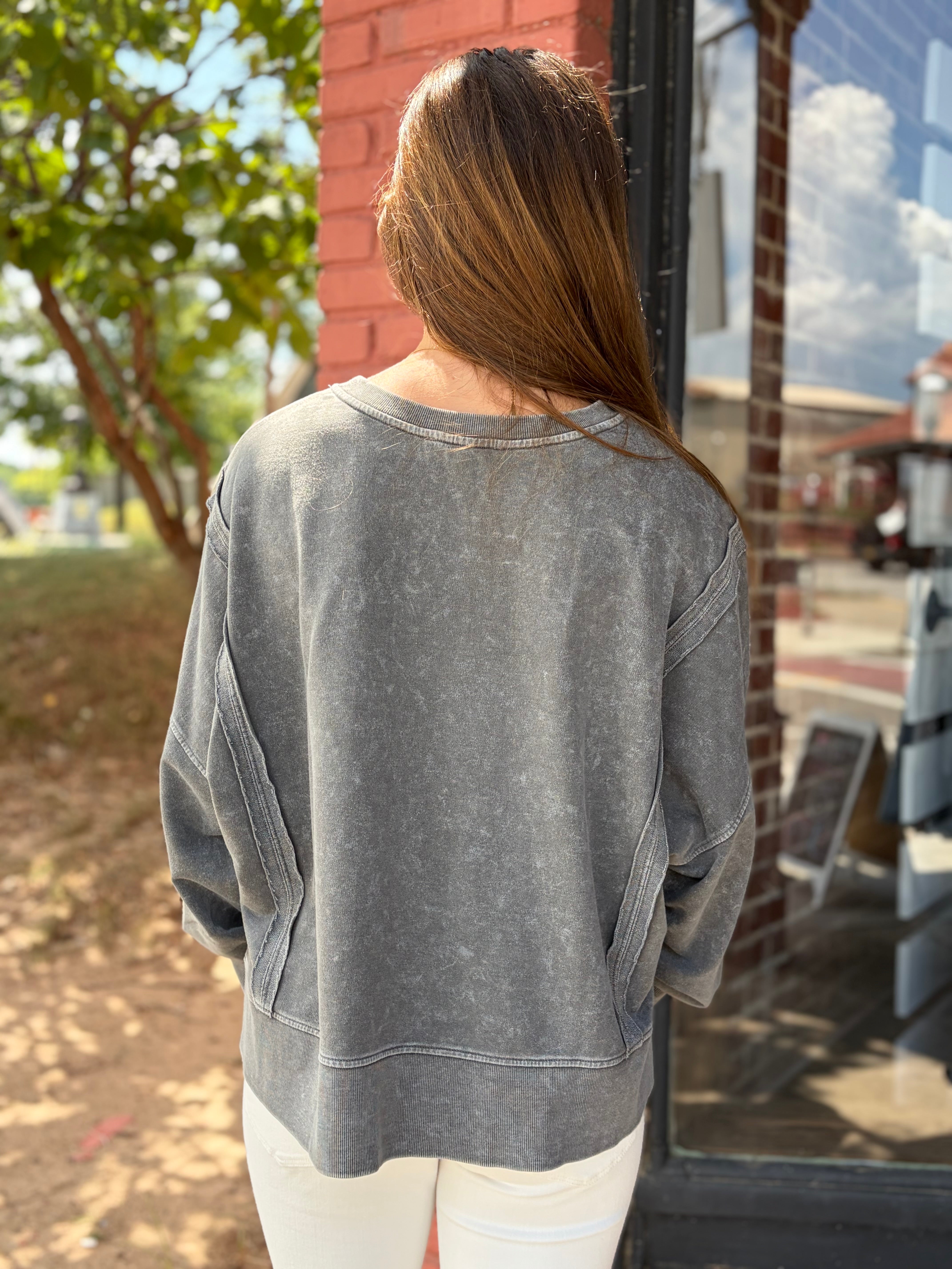 Vintage Comfort Mineral Wash Sweatshirt