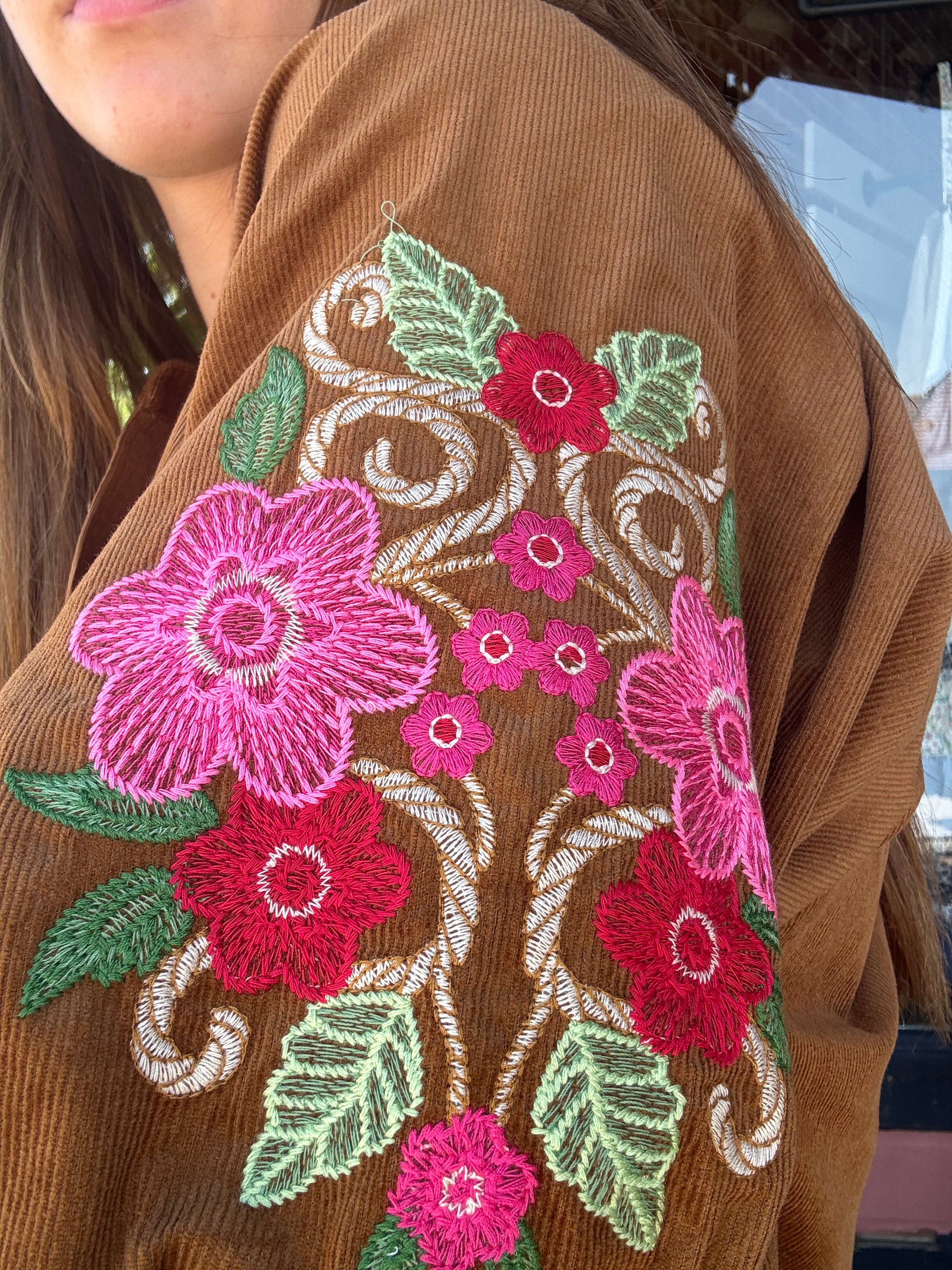 Harvest Bloom Corduroy Top