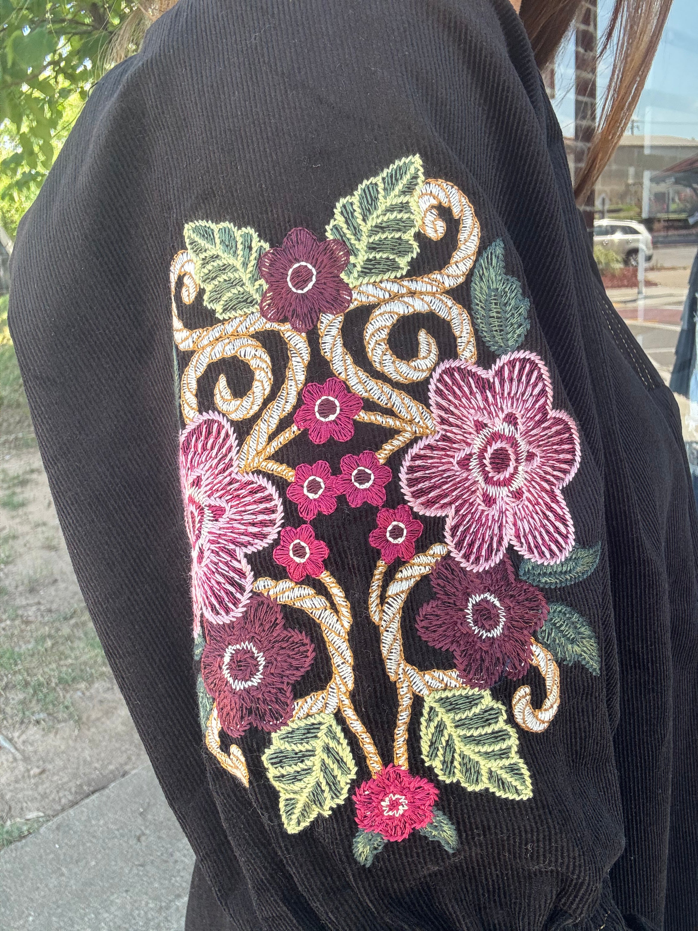 Harvest Bloom Corduroy Top