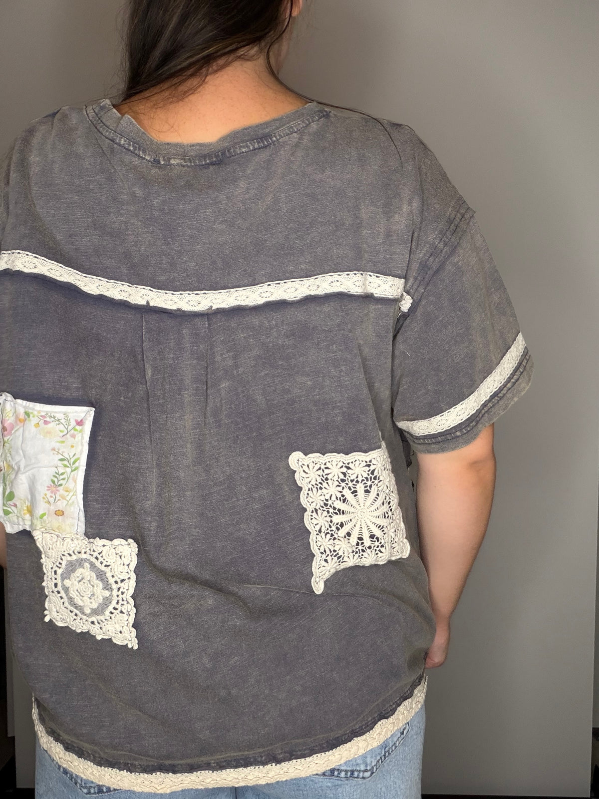 The Cottage Lace Patchwork Top