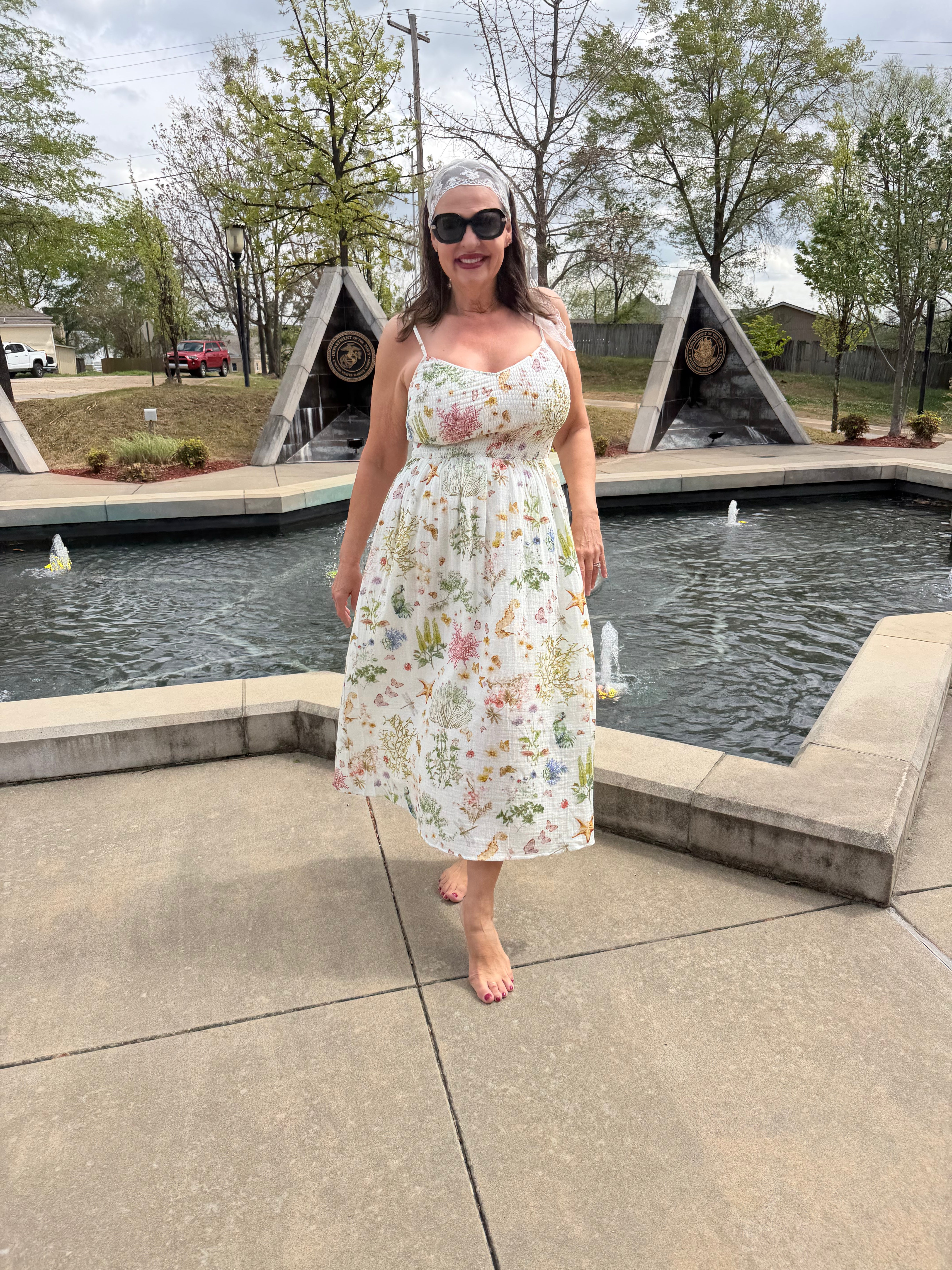 The Whimsy Butterfly Midi Dress
