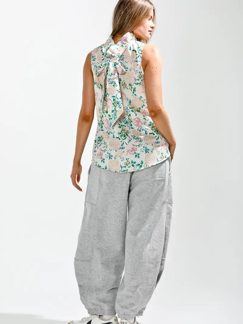 Cottage Bloom High Neck Top