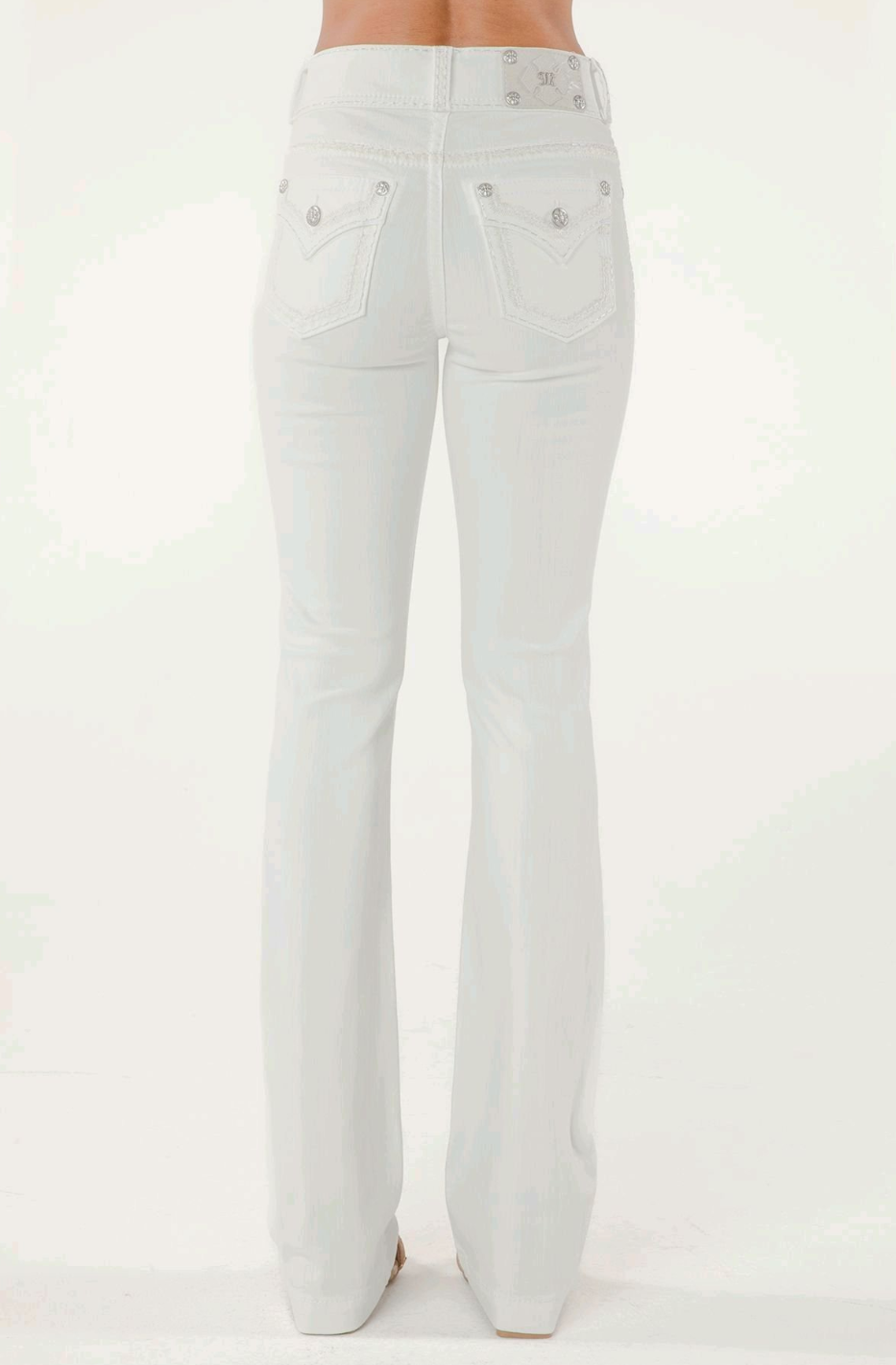 SALE-Miss Me White Denim  32"HIGH-RISE (Regular $109)