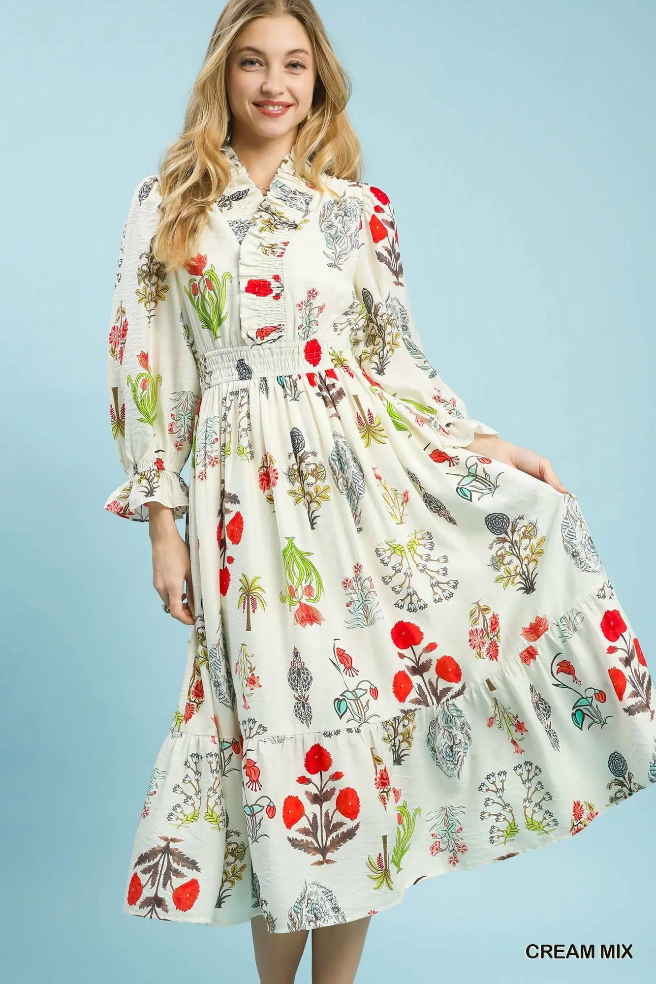 Orchid of Dreams Midi Dress