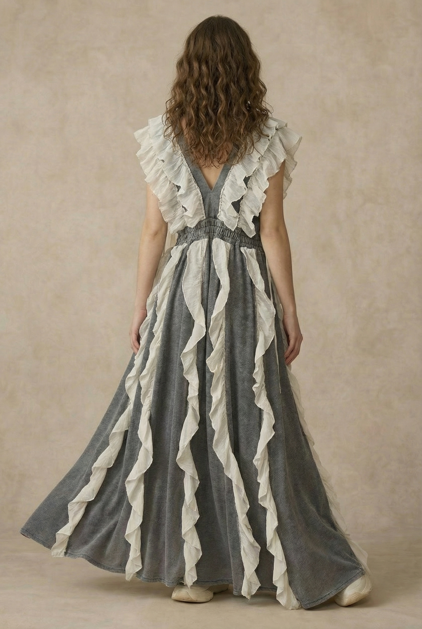 Charity Tiered Ruffle Maxi Dress