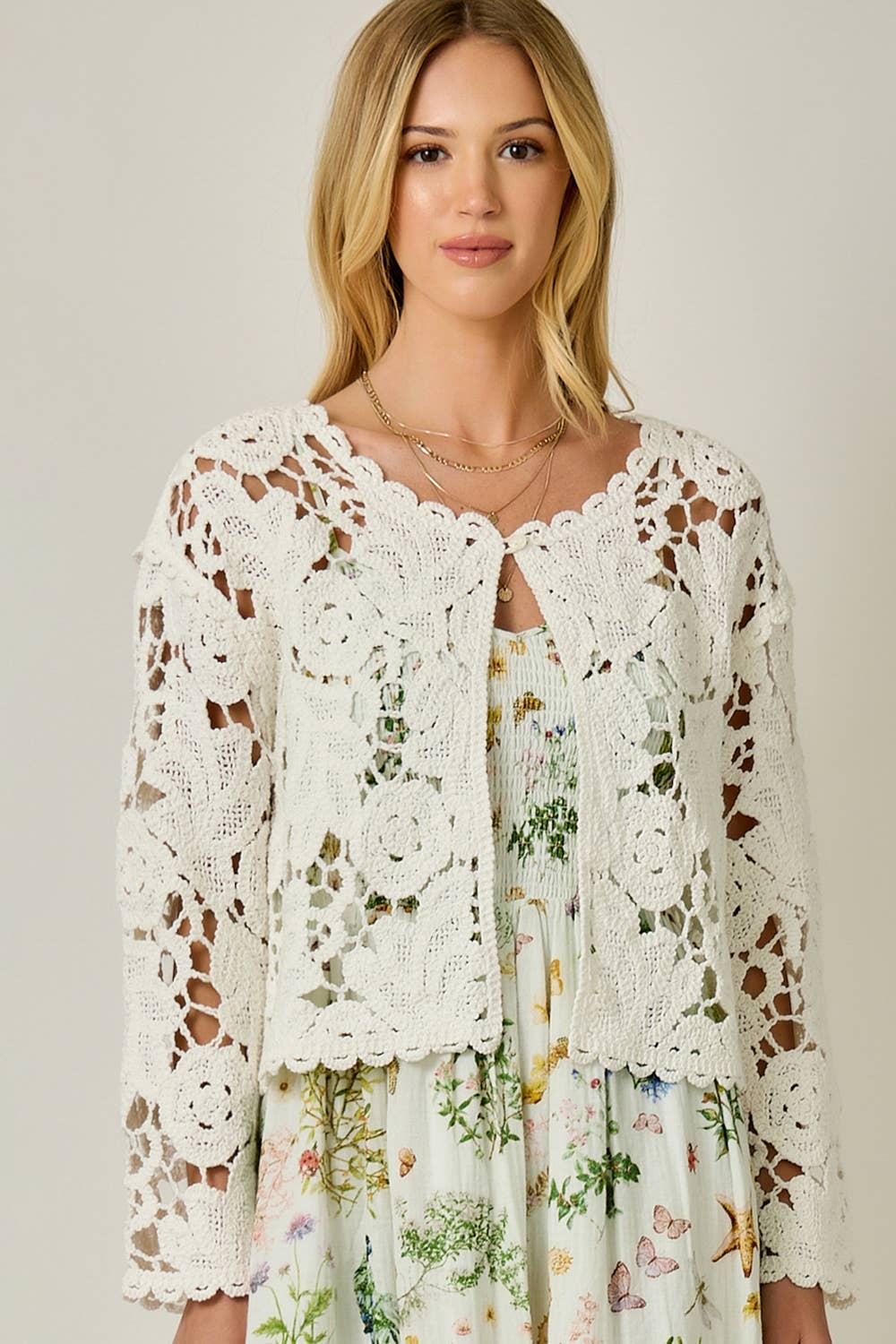 Alabaster Bloom Cardigan