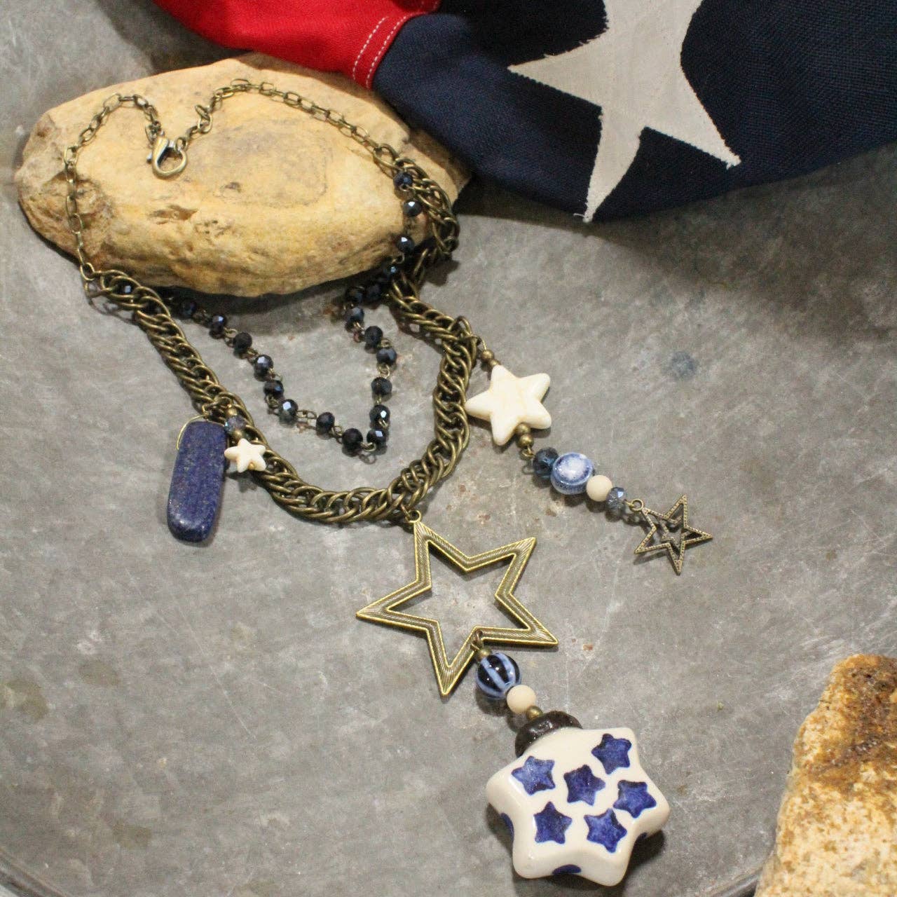 Stars In The Night Sky Charm'd Necklace