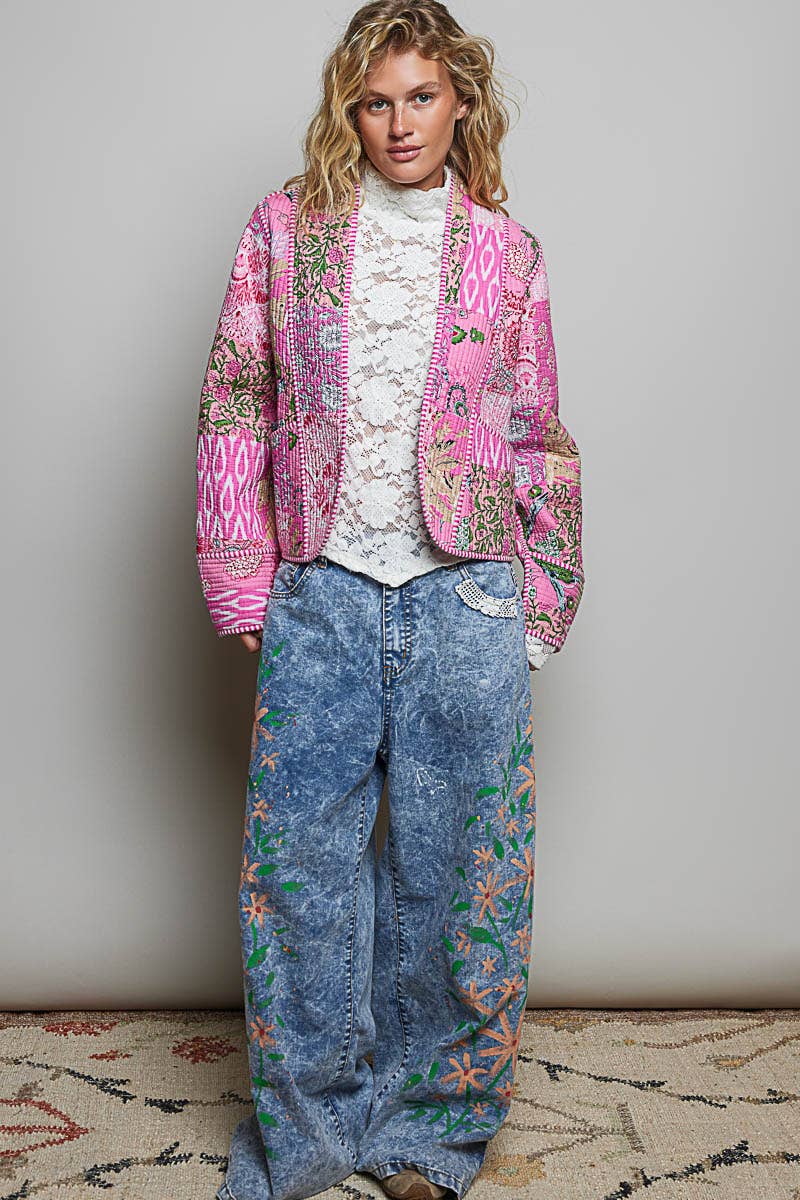 Josephine Quilted Kimono Jacket
