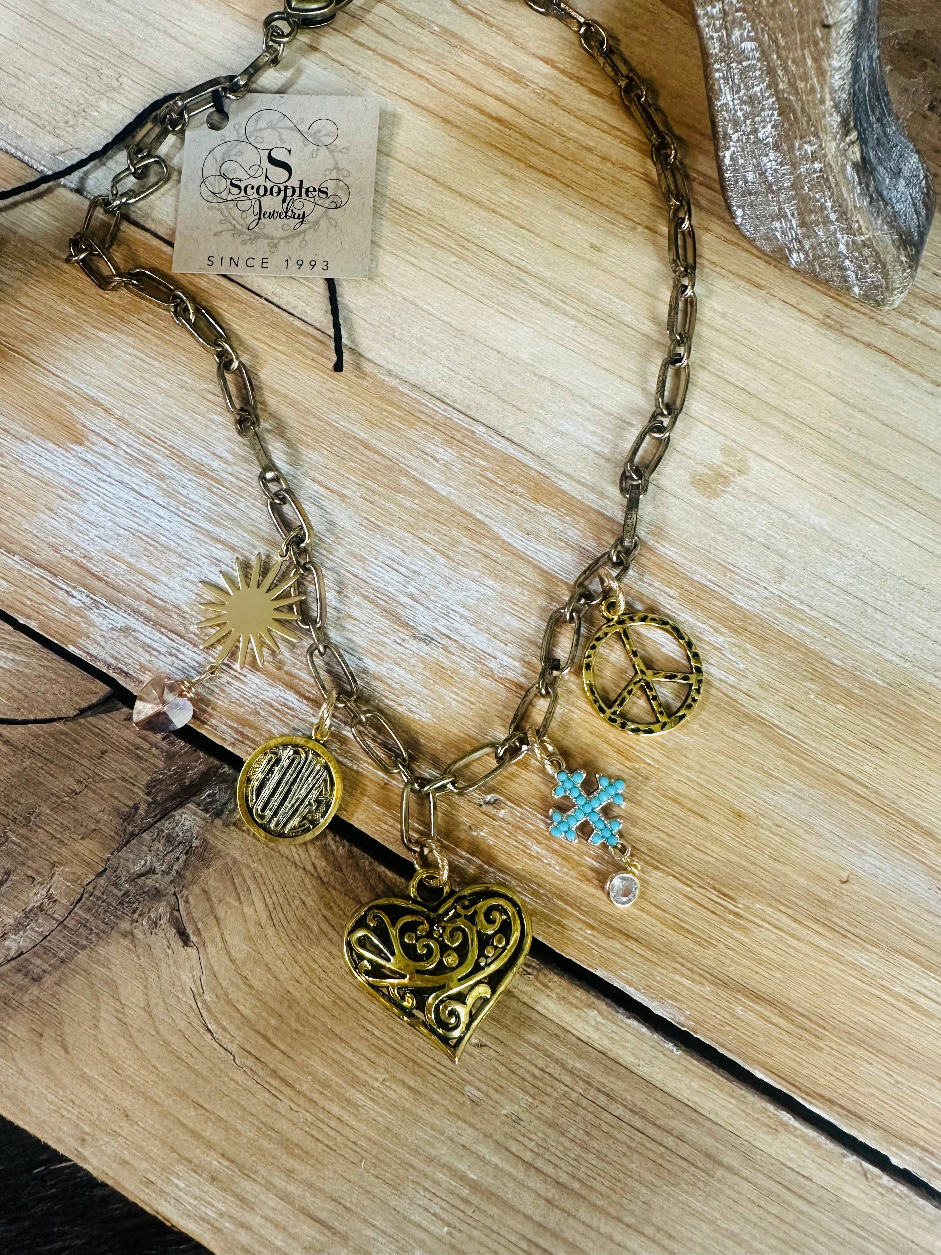 Peace + Love - Necklace