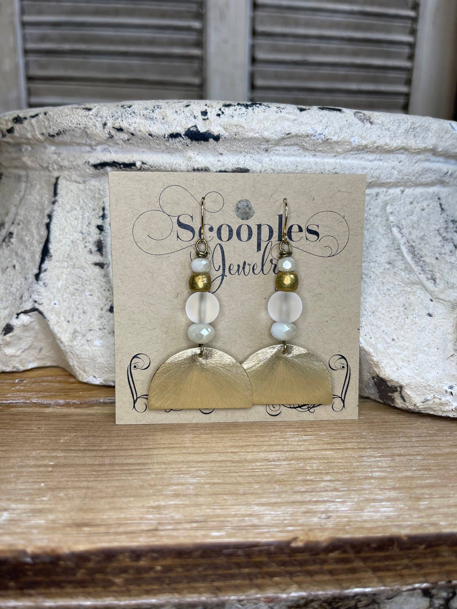 Moon Drop Earrings
