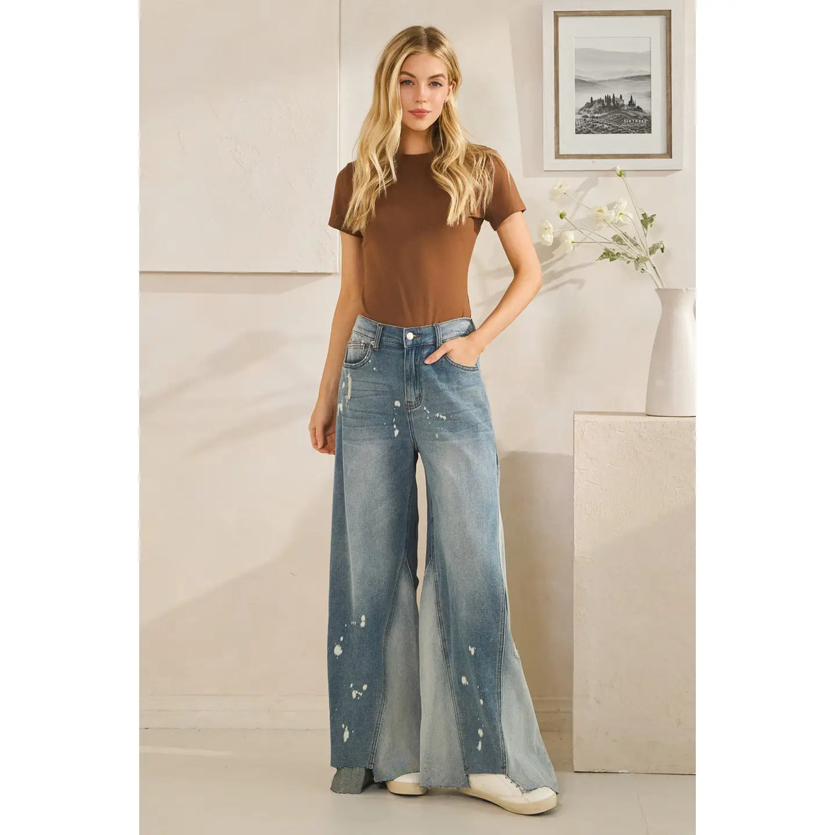Jolene Wide Leg Flare Jeans