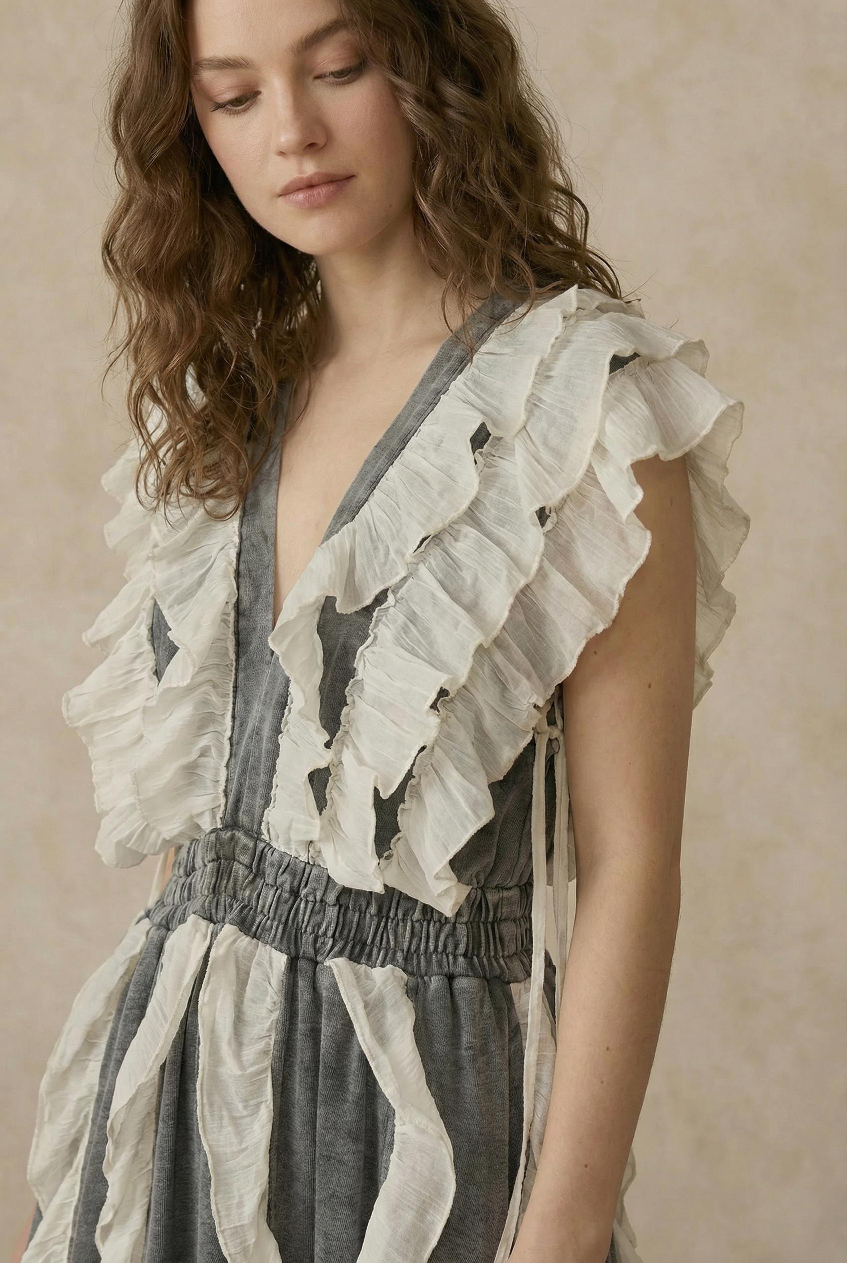 Charity Tiered Ruffle Maxi Dress