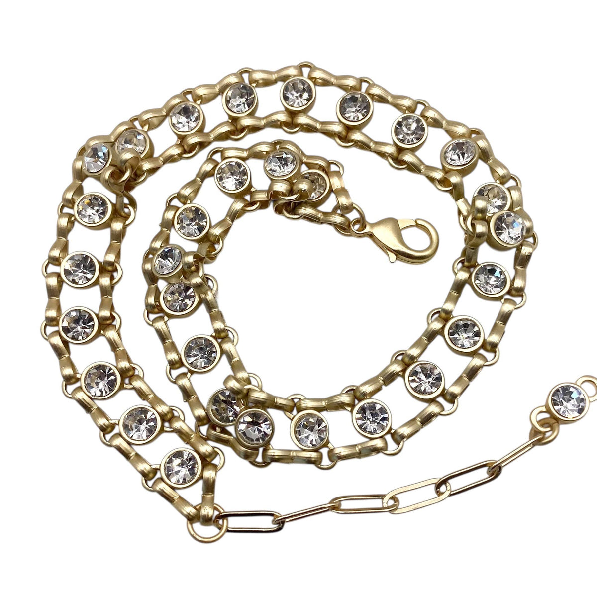 Luminous Crystal Link Choker