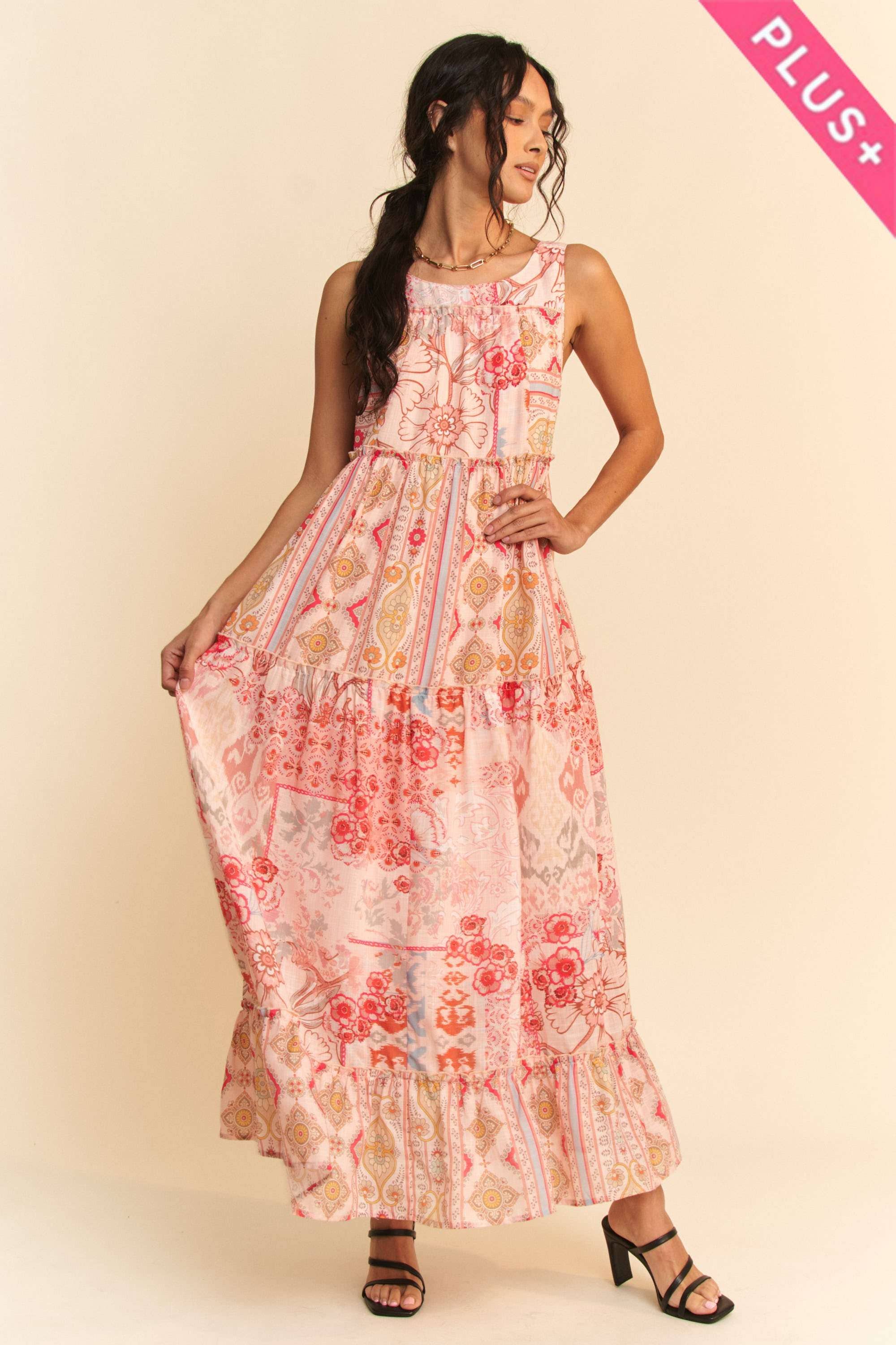 Suzy Q Tiered Maxi Dress