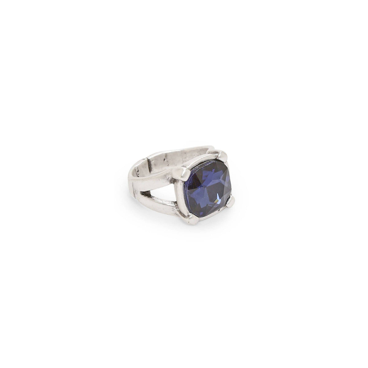 Sapphire Square-Cut Ring
