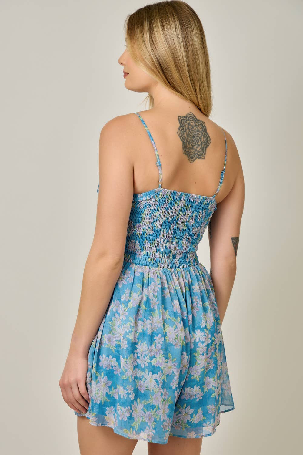 Leah's Chiffon Romper
