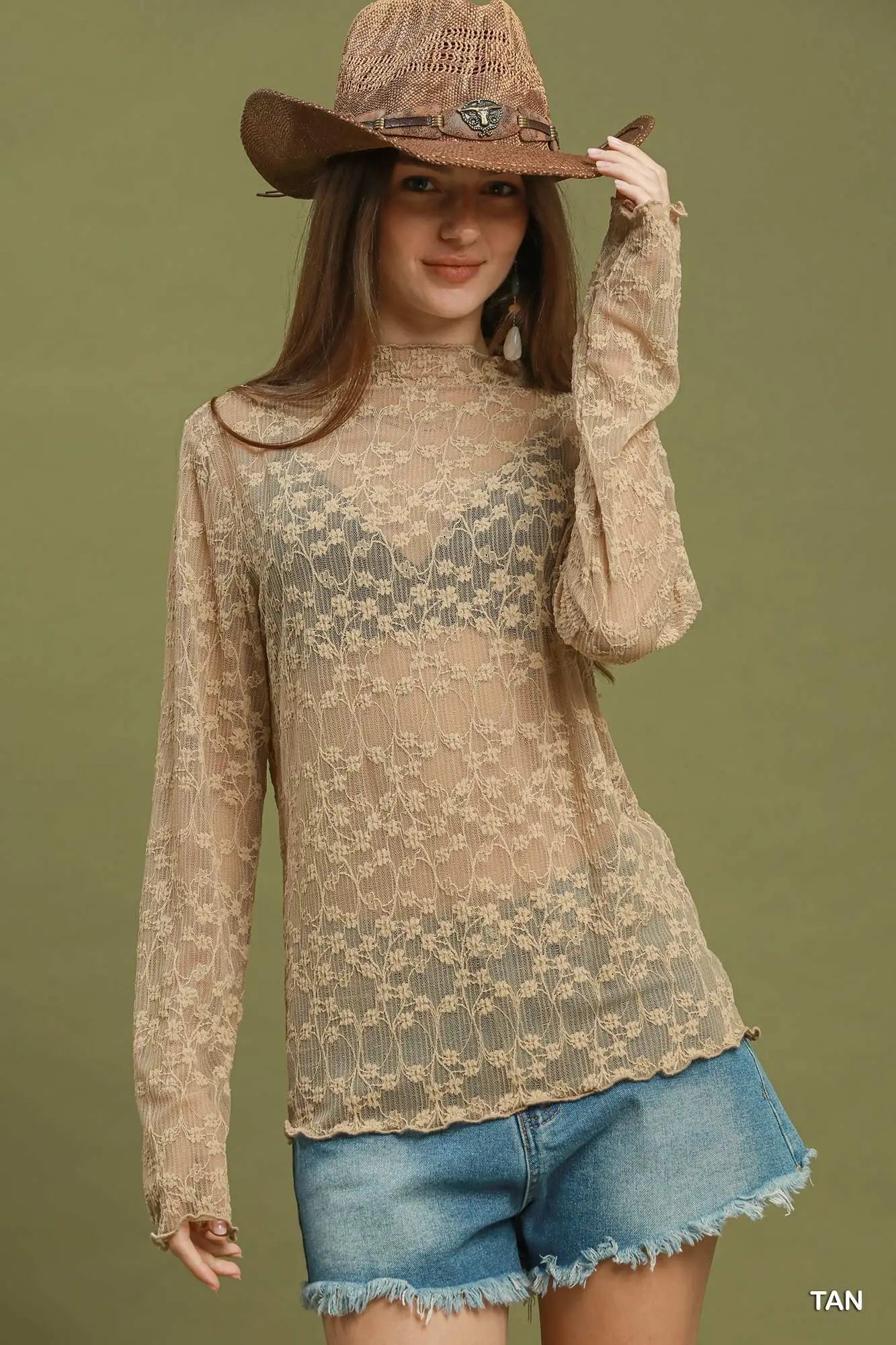 Romantic Lace Long Sleeve Top