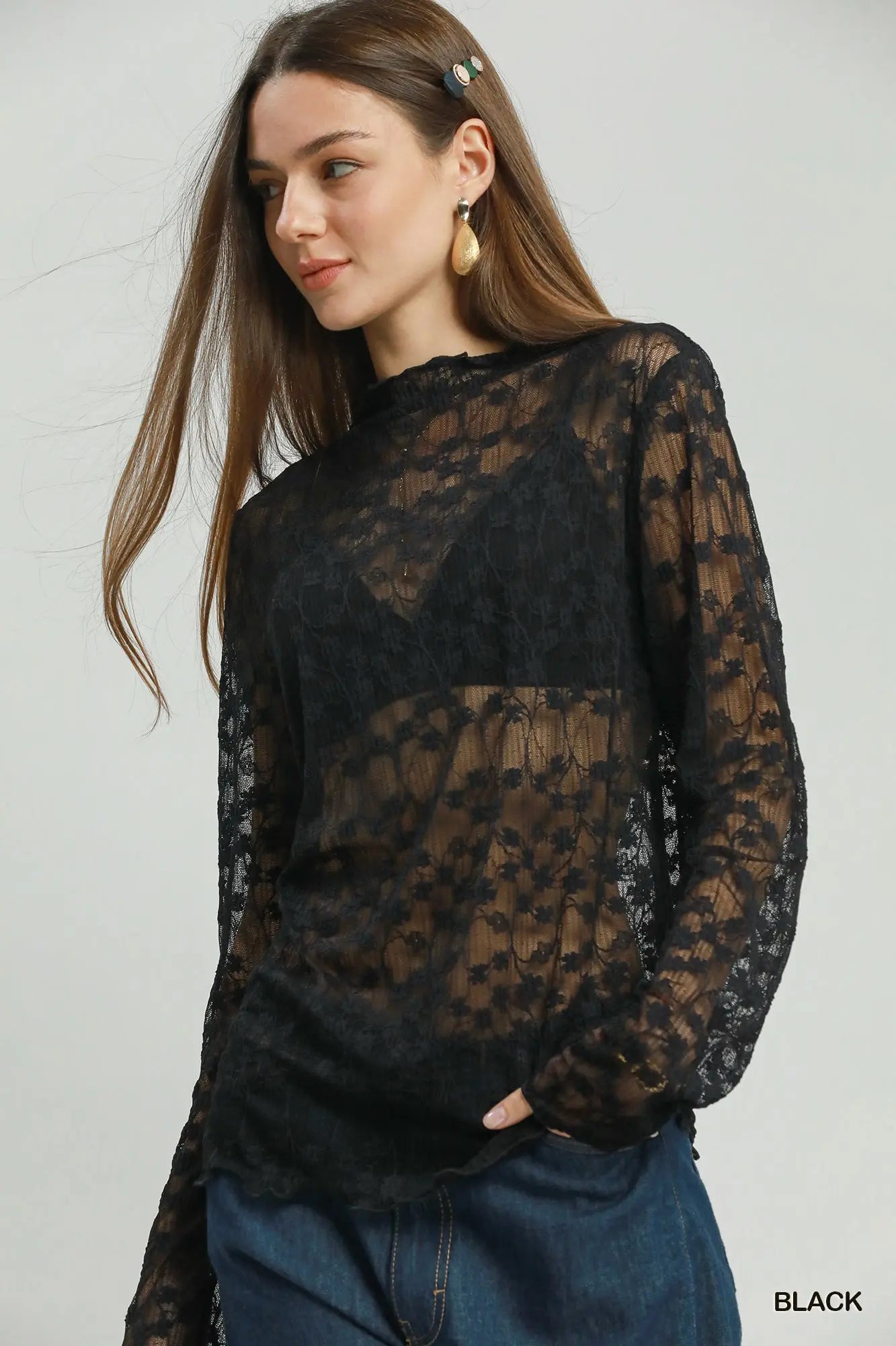 Romantic Lace Long Sleeve Top