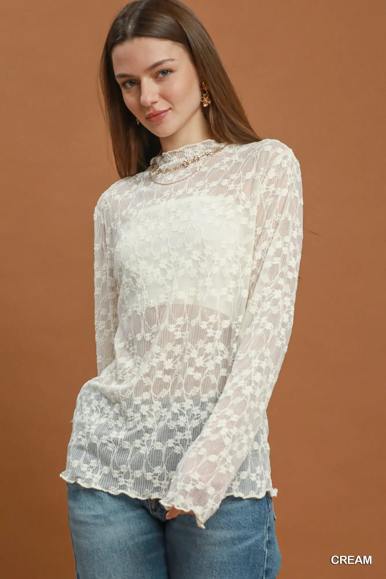 Romantic Lace Long Sleeve Top